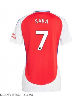 Billige Fotballdrakt Arsenal Bukayo Saka #7 Replika Hjemmedrakt Dame 2024-25 Kortermet